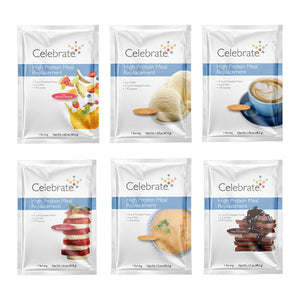 Image of Celebrate Meal Replacement Single serve packets of all flavors