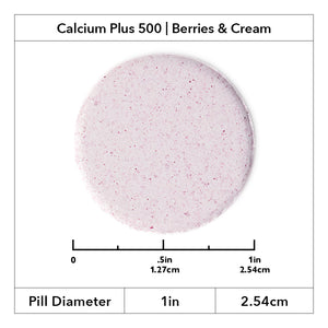 Image of Roller Calcium Plus 500 Berries and Cream chewable tablet