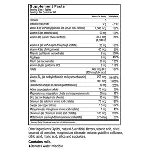 Image of Celebrate Multivitamin Pineapple-Strawberry Supplement facts