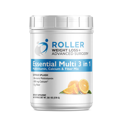 Image of Roller 3 in 1 Multivitamin with Calcium and fiber Citrus Splash bottle