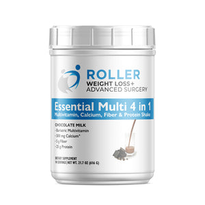 Image of Roller 4 in 1 Multivitamin with Calcium, fiber, and Protein Chocolate Milk bottle
