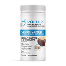 Image of Roller Calcium soft chews Peanut Butter Chocolate Bottle