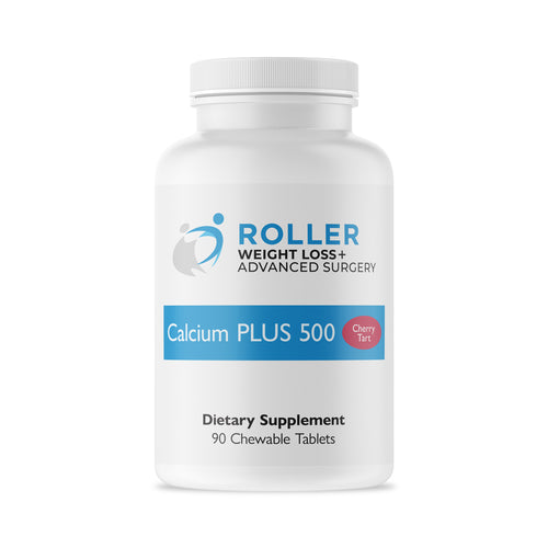 Image of Roller Calcium Plus 500 Cherry Tart 90 Count Bottle