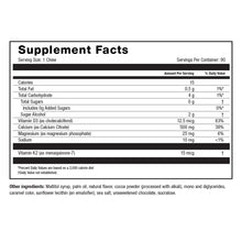 Image of Roller Calcium soft chews Salted Caramel Supplement Facts
