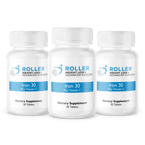 Image of Roller Iron 30 mg 30 count tablets bottle 3 pack