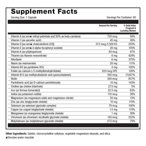 Image of Roller Prenatal Multivitamin supplement facts