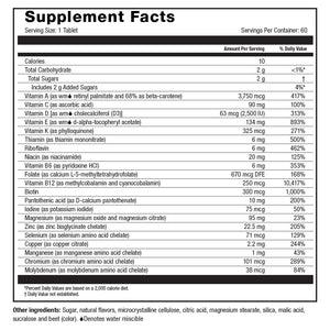 Image of Roller Multi-ADEK Berry Supplement Facts