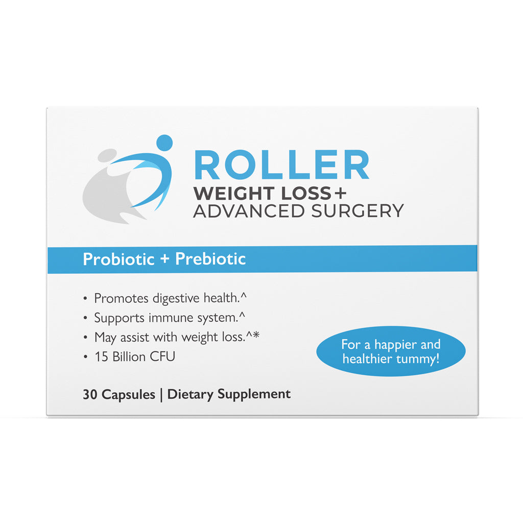 Image of Roller Weight loss Probiotic plus prebiotic capsules box