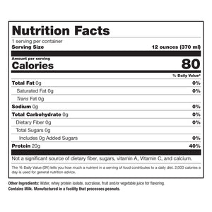 Image of Roller Protein Water Hint of Lemon Nutrition Facts