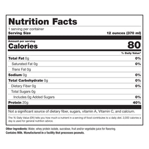 Image of Roller Protein Water Hint of Lemon Nutrition Facts
