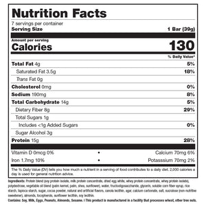 Image of Roller Weight Loss Protein Bars Fluffy Choco-Vanilla Nutrition Facts