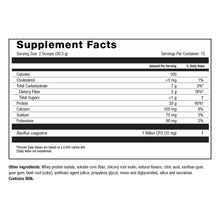 Image of Roller PS-20 Protein Powder Supplement Facts Berry Burst