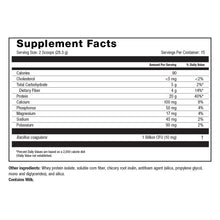 Image of Roller PS-20 Protein Powder Supplement Facts Unflavored