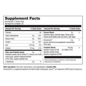 Image of Roller Weight Loss Gut Support Powder supplement facts