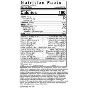 Image of Celebrate Meal Replacement Caramel Latte Single Serve Nutrition Facts